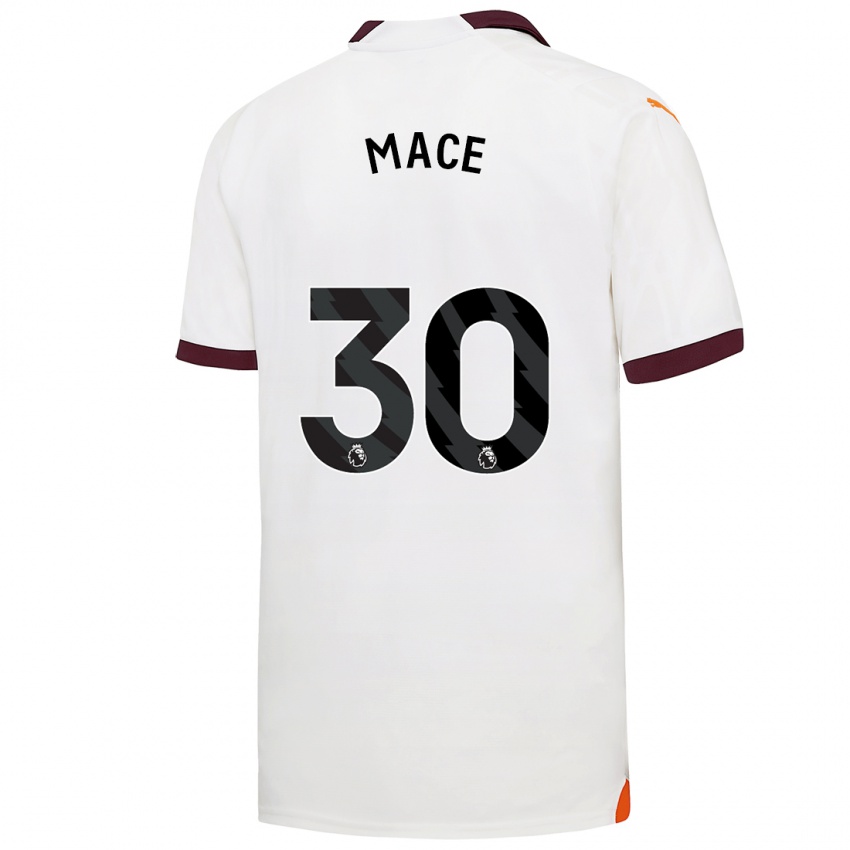 Mujer Camiseta Ruby Mace #30 Blanco 2ª Equipación 2023/24 La Camisa Perú