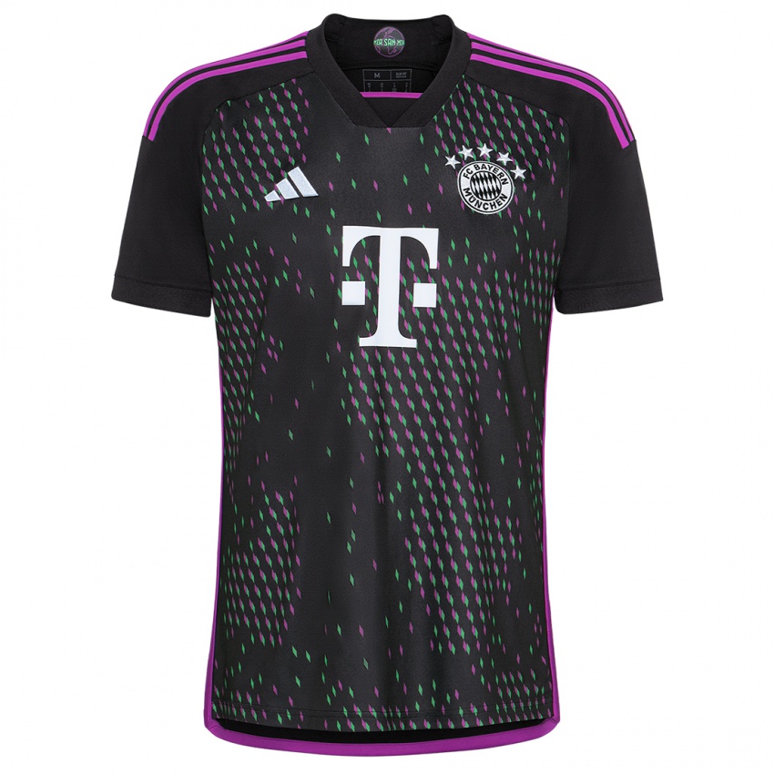 Mujer Camiseta Joshua Kimmich #6 Negro 2ª Equipación 2023/24 La Camisa Perú