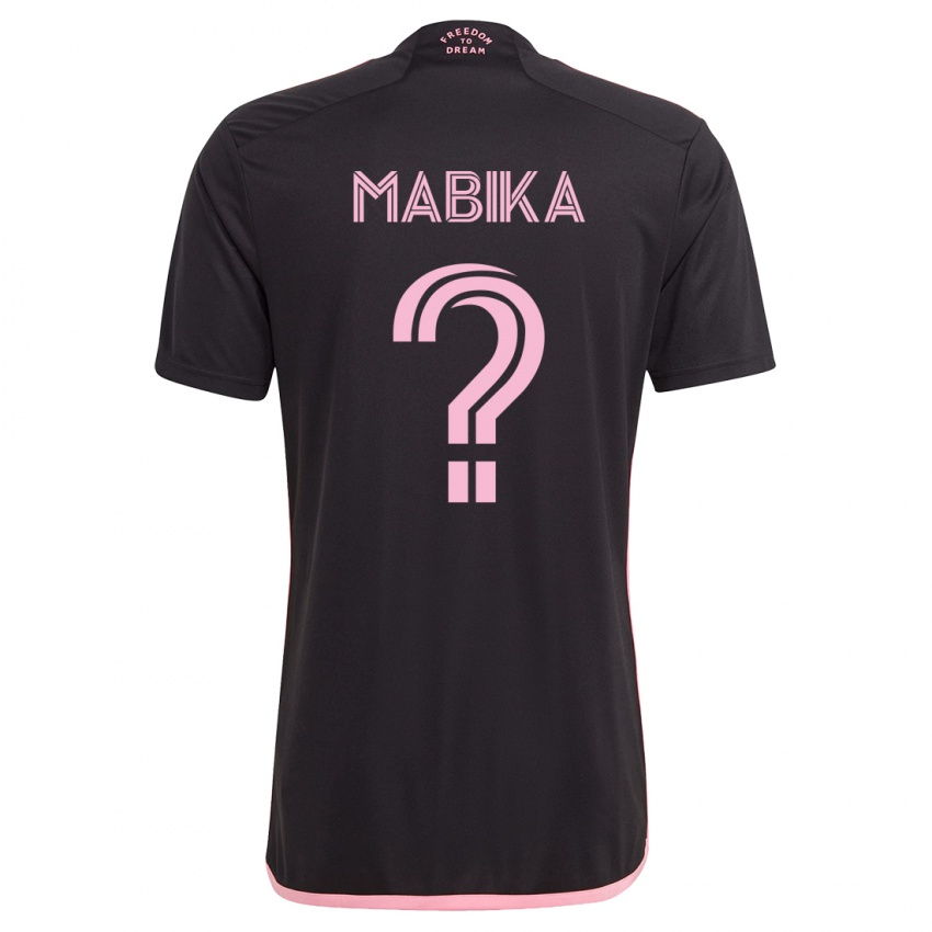 Mujer Camiseta Aimé Mabika #0 Negro 2ª Equipación 2023/24 La Camisa Perú