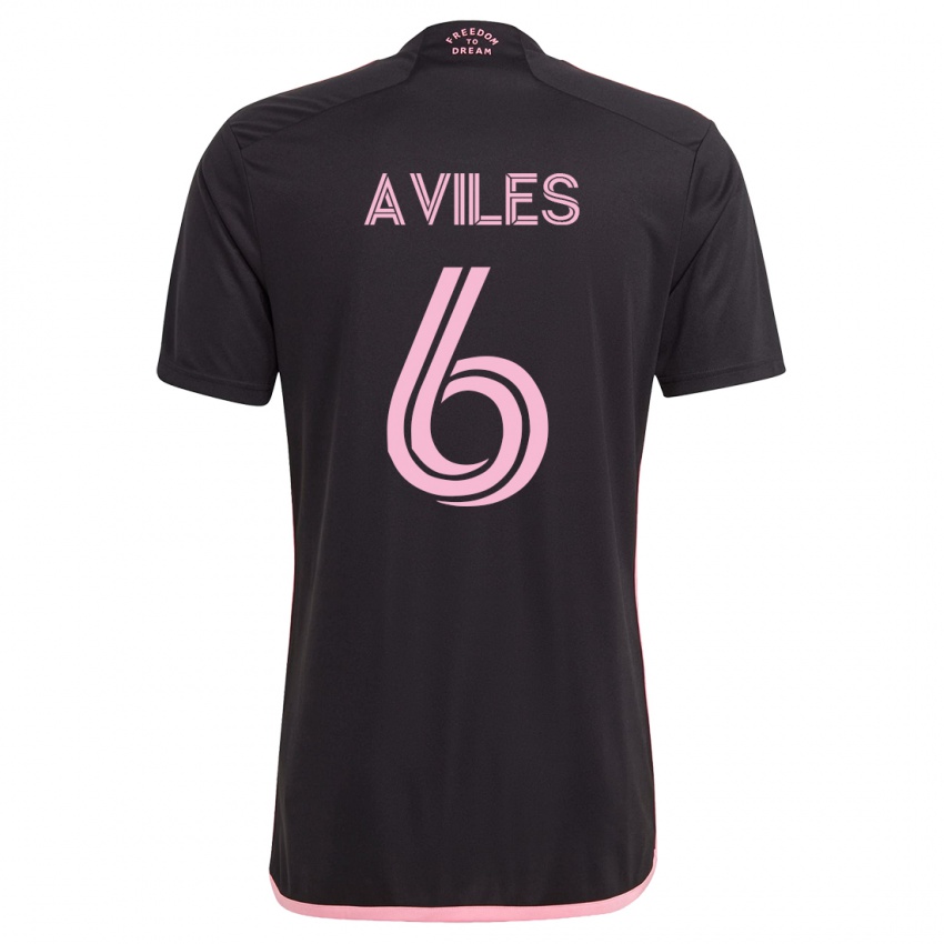 Mujer Camiseta Tomás Avilés #6 Negro 2ª Equipación 2023/24 La Camisa Perú