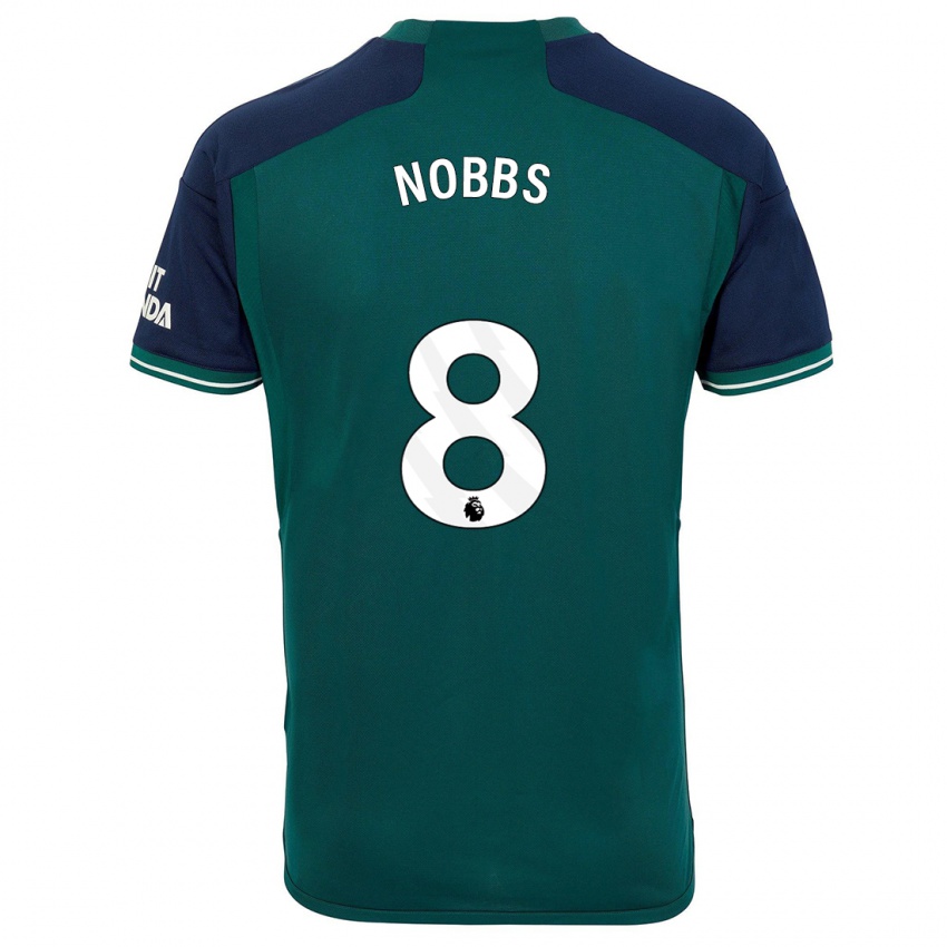 Mujer Camiseta Nobbs #8 Verde Equipación Tercera 2023/24 La Camisa Perú