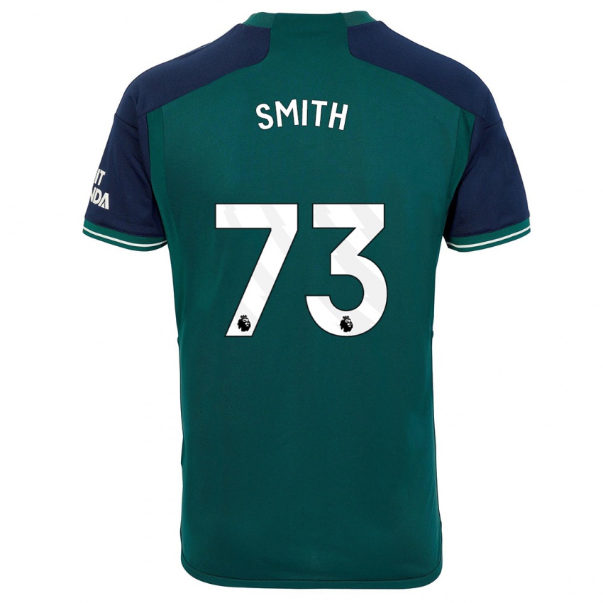 Mujer Camiseta Tom Smith #73 Verde Equipación Tercera 2023/24 La Camisa Perú