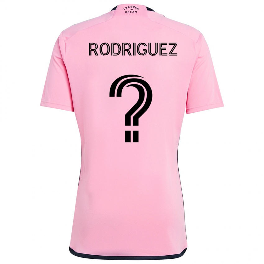 Niño Camiseta Emerson Rodríguez #0 Rosa 1ª Equipación 2024/25 La Camisa Perú