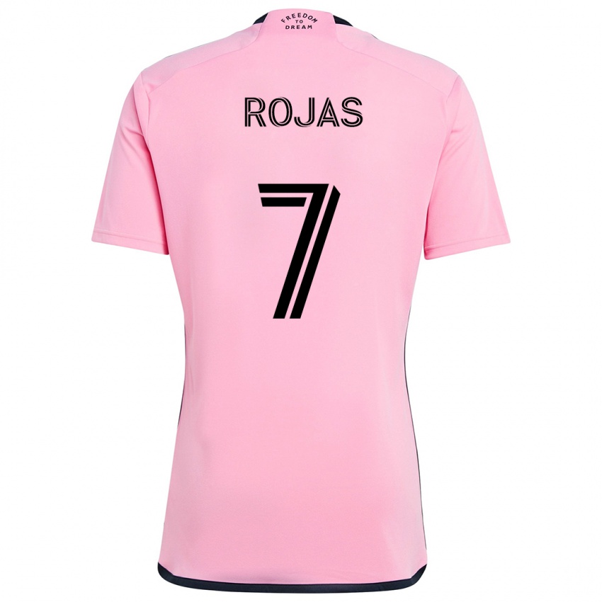 Niño Camiseta Matías Rojas #7 Rosa 1ª Equipación 2024/25 La Camisa Perú