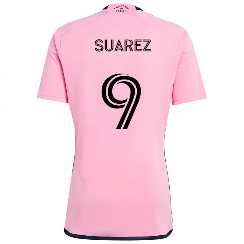 Niño Camiseta Luis Suárez #9 Rosa 1ª Equipación 2024/25 La Camisa Perú