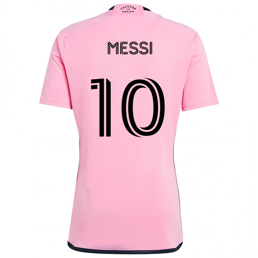 Niño Camiseta Lionel Messi #10 Rosa 1ª Equipación 2024/25 La Camisa Perú