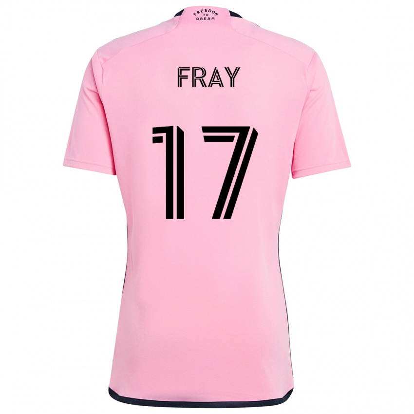 Niño Camiseta Ian Fray #17 Rosa 1ª Equipación 2024/25 La Camisa Perú