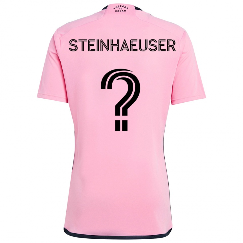 Niño Camiseta Marcus Steinhaeuser #0 Rosa 1ª Equipación 2024/25 La Camisa Perú