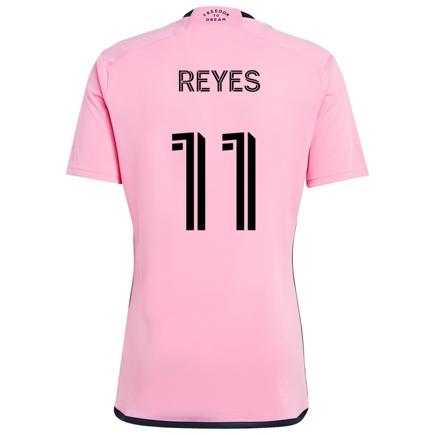 Niño Camiseta Dairon Reyes #11 Rosa 1ª Equipación 2024/25 La Camisa Perú