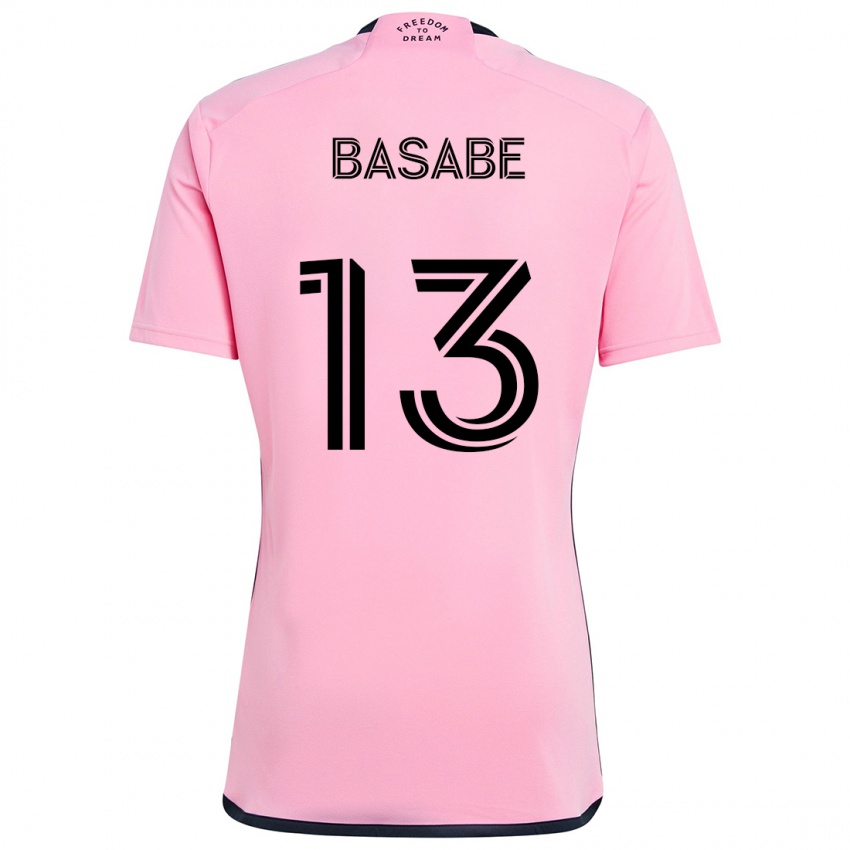 Niño Camiseta Samuel Basabe #13 Rosa 1ª Equipación 2024/25 La Camisa Perú