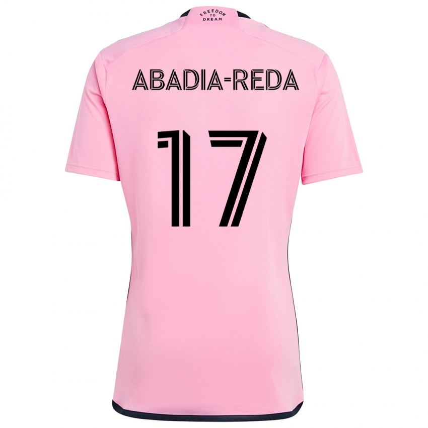 Niño Camiseta Ezequiel Abadia-Reda #17 Rosa 1ª Equipación 2024/25 La Camisa Perú