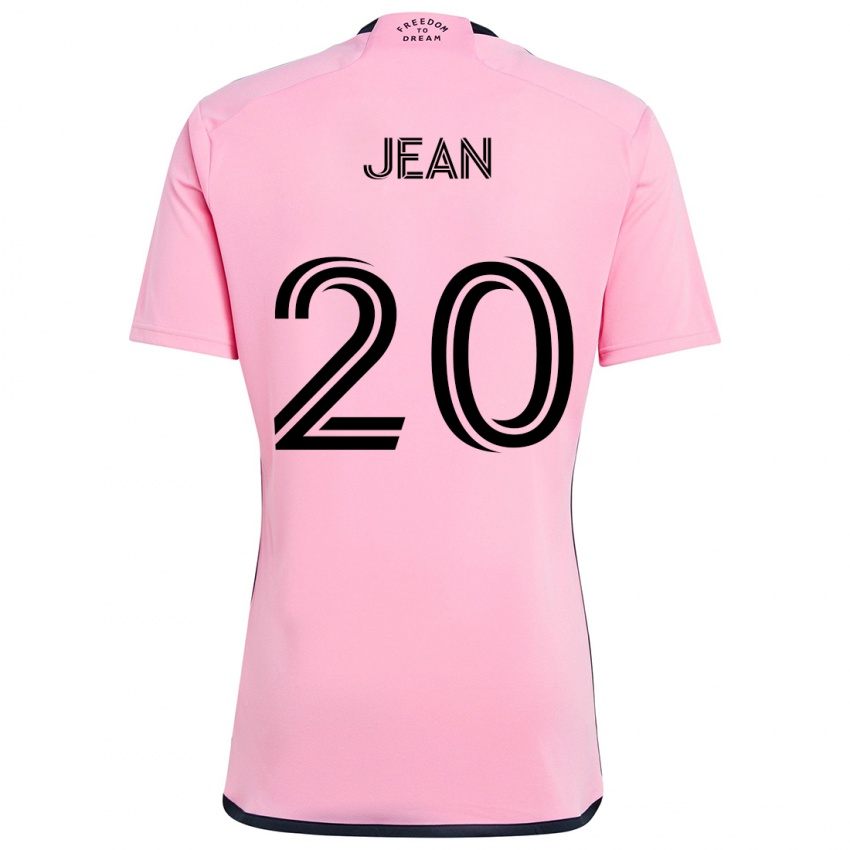 Niño Camiseta Corentin Jean #20 Rosa 1ª Equipación 2024/25 La Camisa Perú