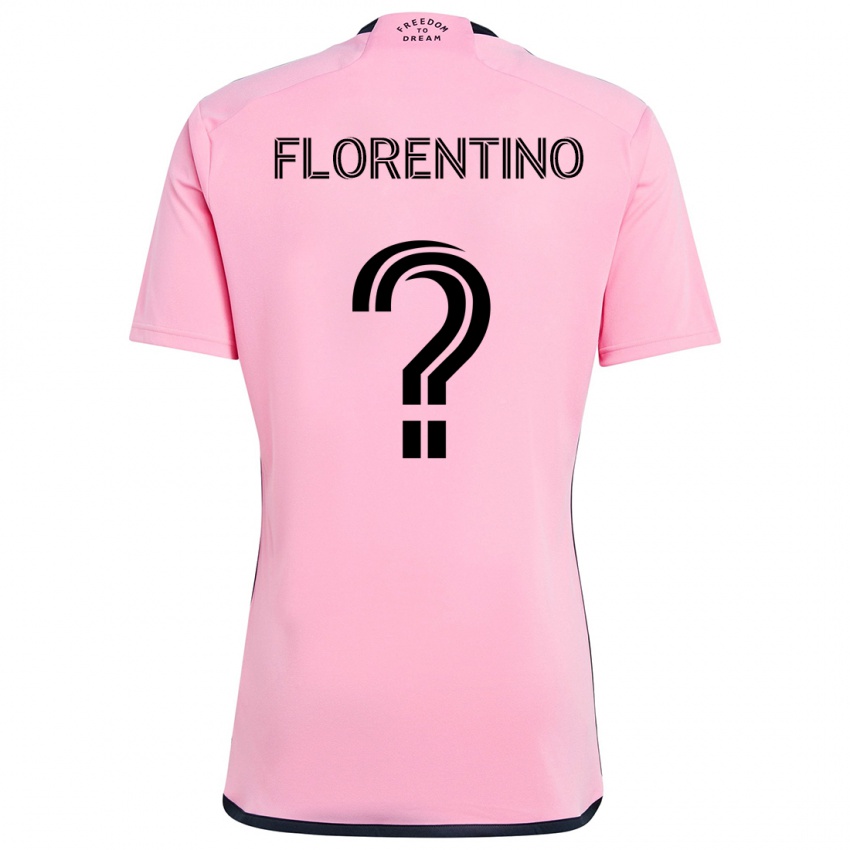 Niño Camiseta Gabriel Florentino #0 Rosa 1ª Equipación 2024/25 La Camisa Perú