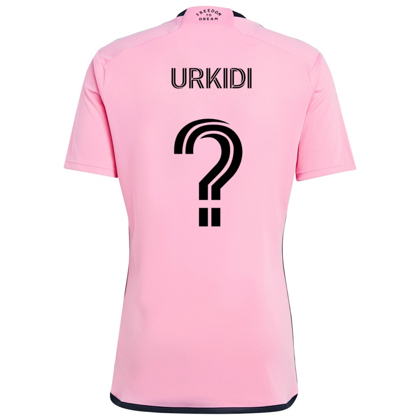 Niño Camiseta Ian Urkidi #0 Rosa 1ª Equipación 2024/25 La Camisa Perú