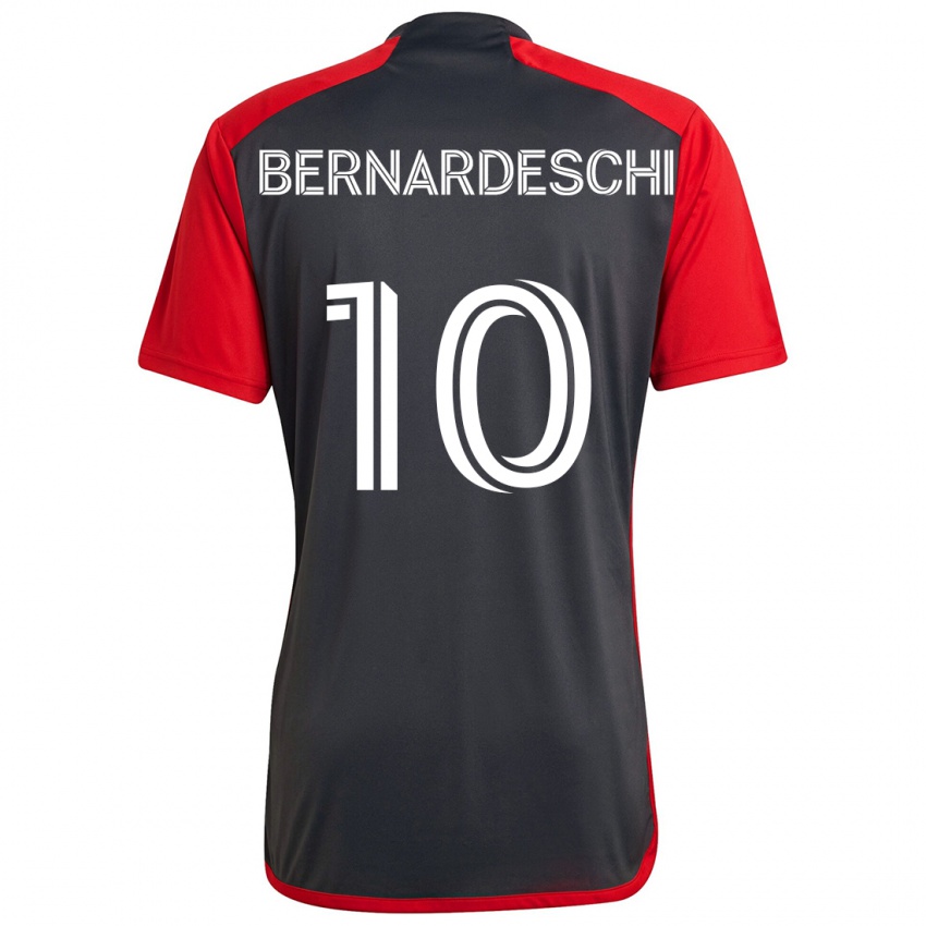 Niño Camiseta Federico Bernardeschi #10 Rojo Grayn 1ª Equipación 2024/25 La Camisa Perú