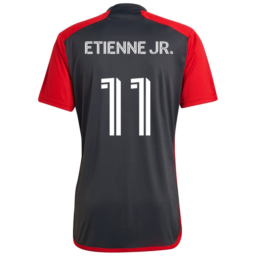 Niño Camiseta Derrick Etienne Jr. #11 Rojo Grayn 1ª Equipación 2024/25 La Camisa Perú