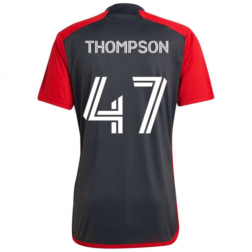 Niño Camiseta Kosi Thompson #47 Rojo Grayn 1ª Equipación 2024/25 La Camisa Perú