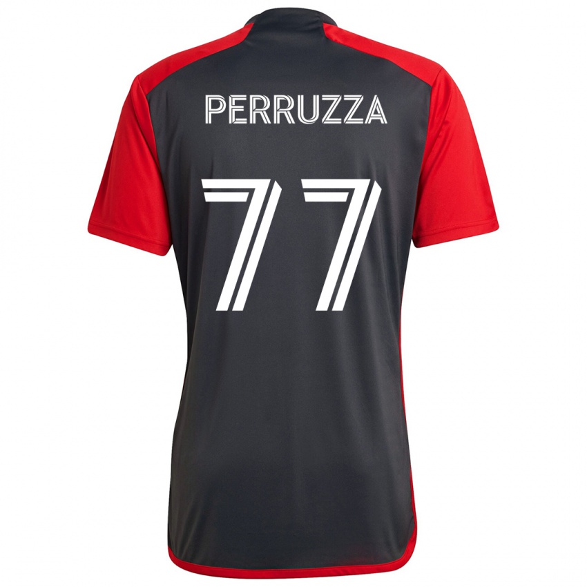 Niño Camiseta Jordan Perruzza #77 Rojo Grayn 1ª Equipación 2024/25 La Camisa Perú