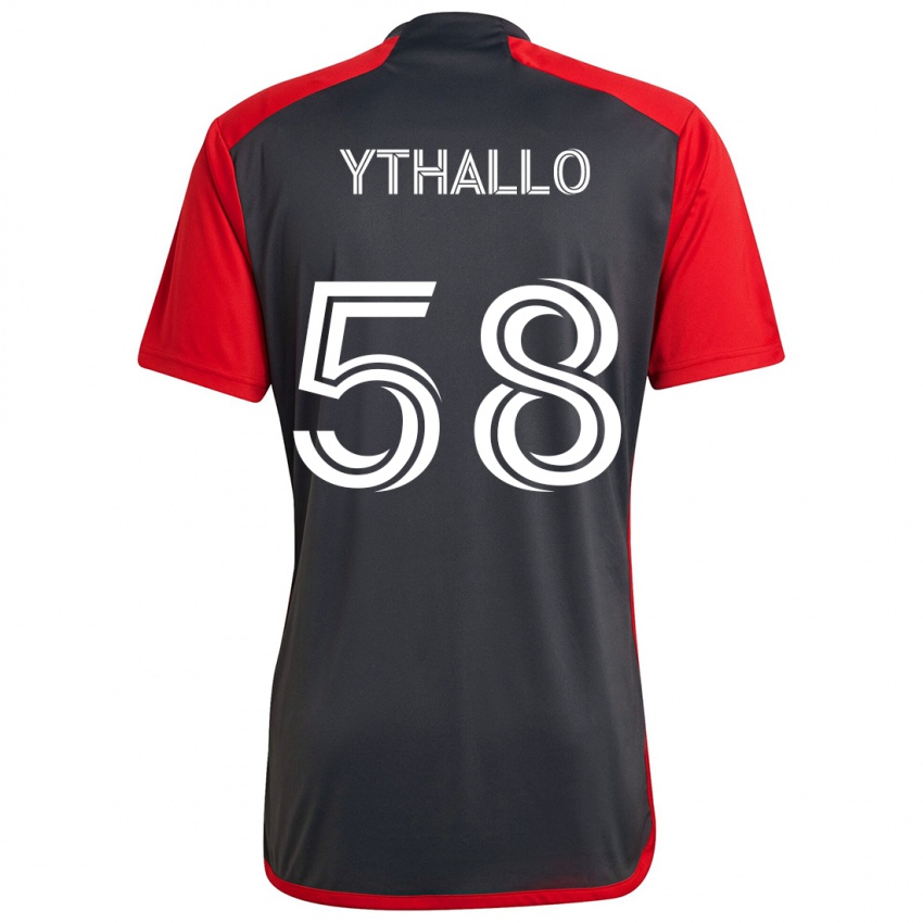 Niño Camiseta Ythallo #58 Rojo Grayn 1ª Equipación 2024/25 La Camisa Perú