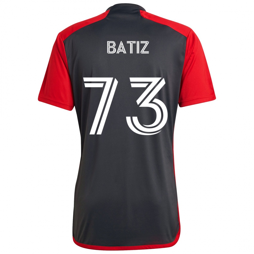 Niño Camiseta Jesus Batiz #73 Rojo Grayn 1ª Equipación 2024/25 La Camisa Perú