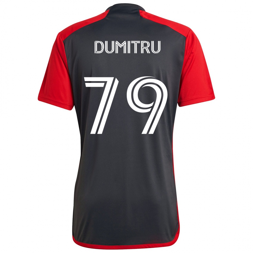 Niño Camiseta Andrei Dumitru #79 Rojo Grayn 1ª Equipación 2024/25 La Camisa Perú