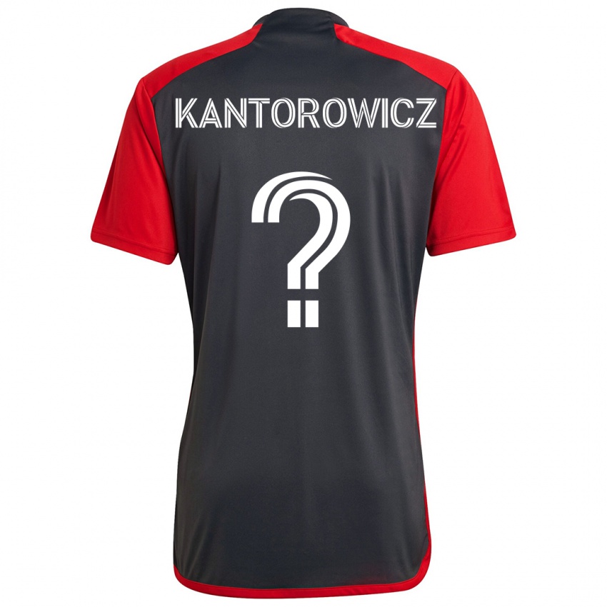 Niño Camiseta Dominic Kantorowicz #0 Rojo Grayn 1ª Equipación 2024/25 La Camisa Perú