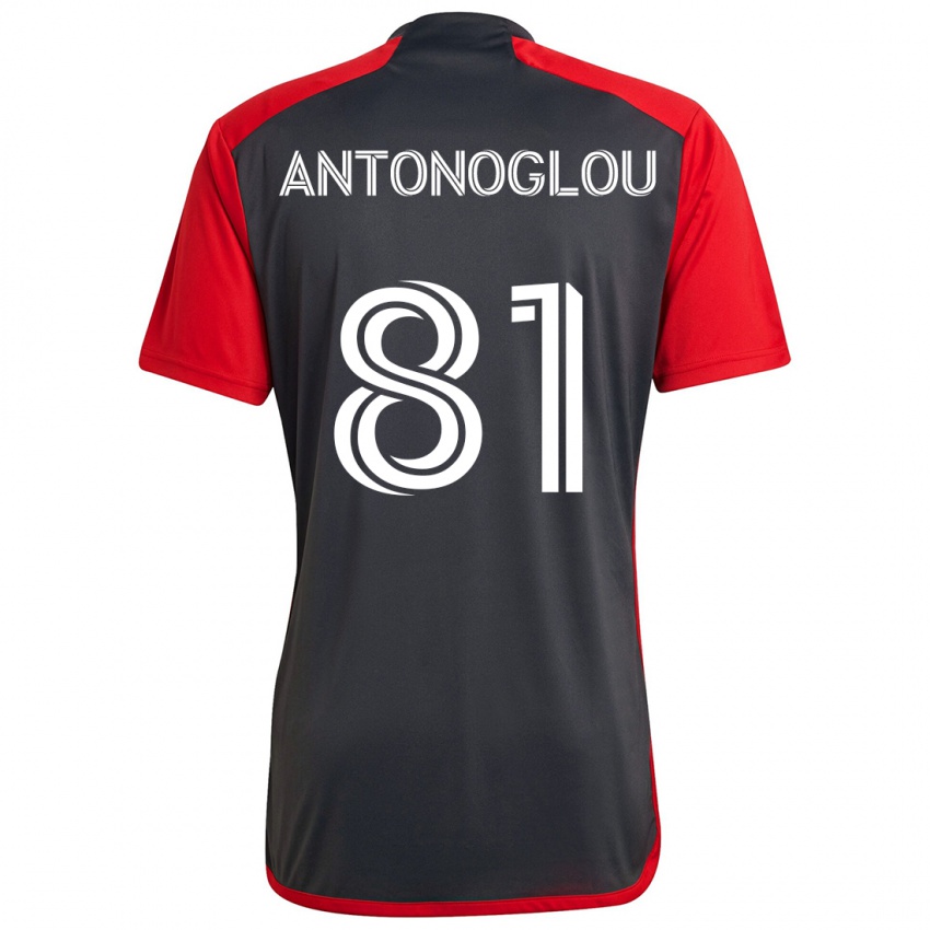 Niño Camiseta Themi Antonoglou #81 Rojo Grayn 1ª Equipación 2024/25 La Camisa Perú