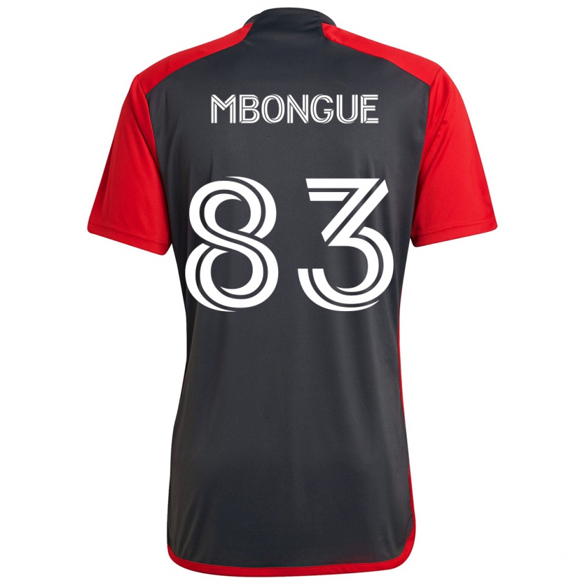 Niño Camiseta Hugo Mbongue #83 Rojo Grayn 1ª Equipación 2024/25 La Camisa Perú