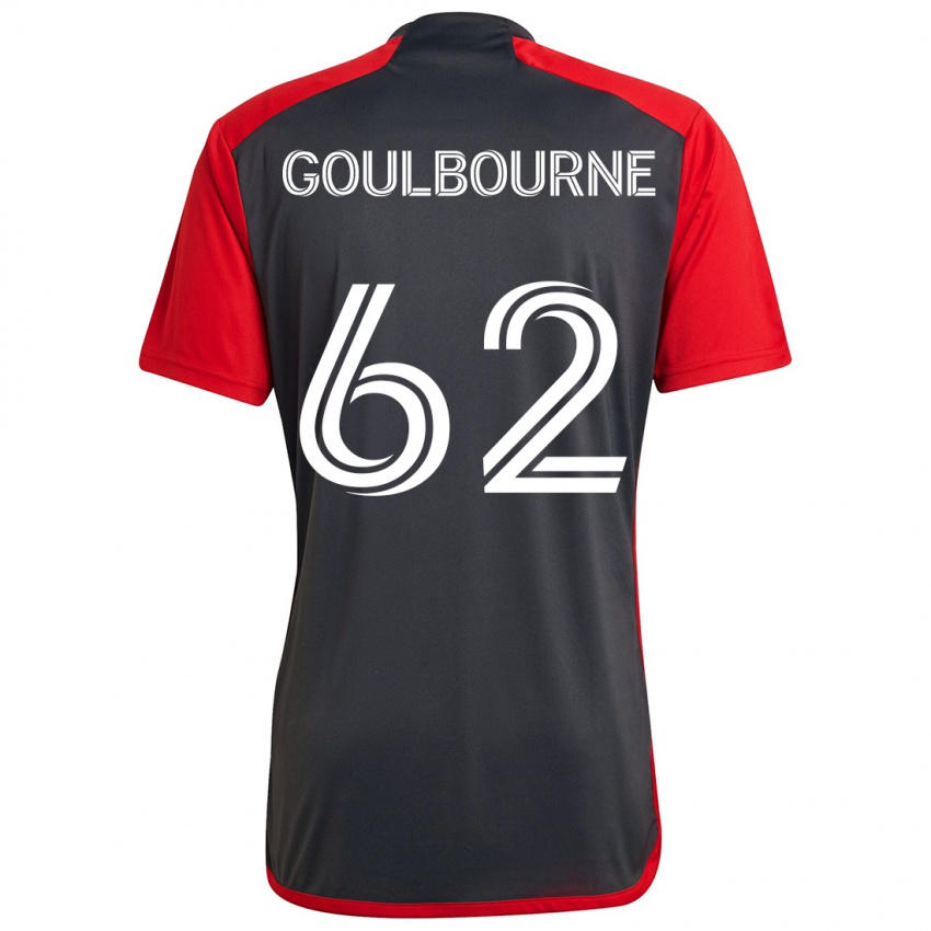 Niño Camiseta Rohan Goulbourne #62 Rojo Grayn 1ª Equipación 2024/25 La Camisa Perú