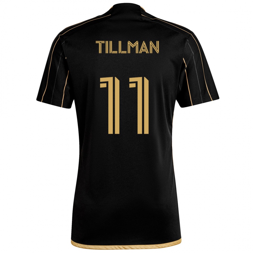 Niño Camiseta Timothy Tillman #11 Oro Negro 1ª Equipación 2024/25 La Camisa Perú