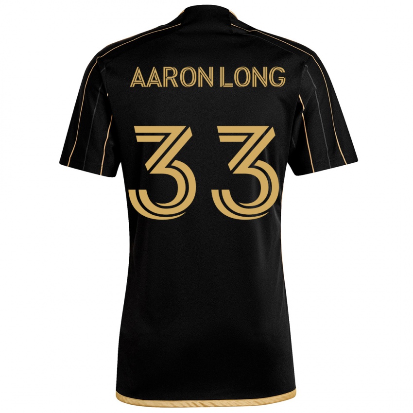 Niño Camiseta Aaron Long #33 Oro Negro 1ª Equipación 2024/25 La Camisa Perú