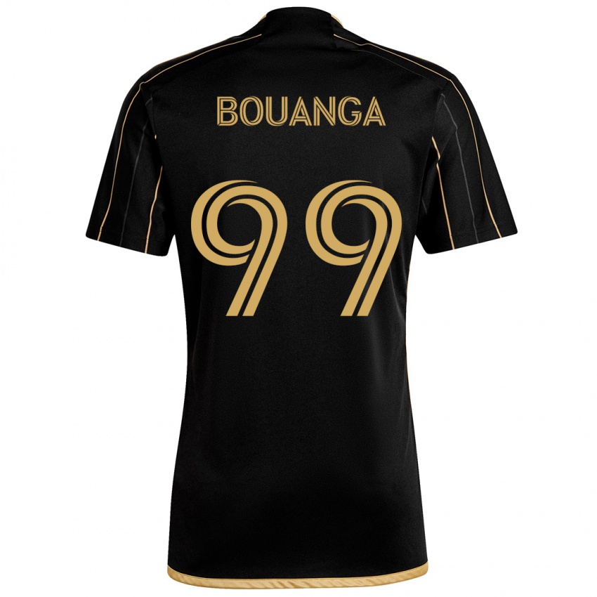 Niño Camiseta Denis Bouanga #99 Oro Negro 1ª Equipación 2024/25 La Camisa Perú