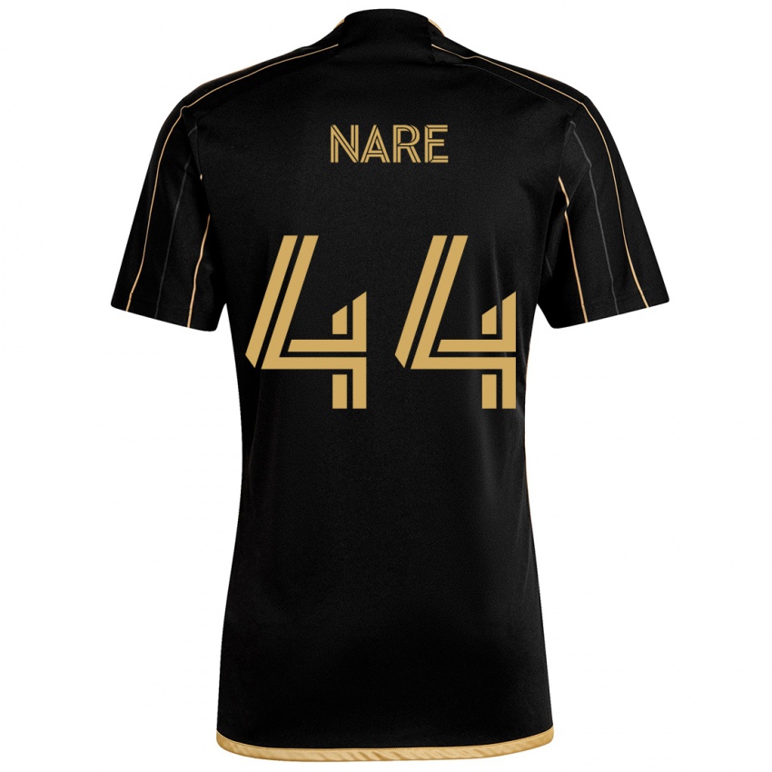 Niño Camiseta Thabo Nare #44 Oro Negro 1ª Equipación 2024/25 La Camisa Perú