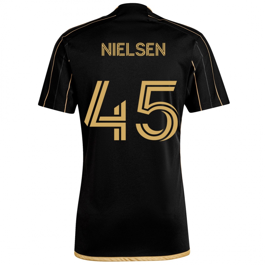 Niño Camiseta Kenny Nielsen #45 Oro Negro 1ª Equipación 2024/25 La Camisa Perú