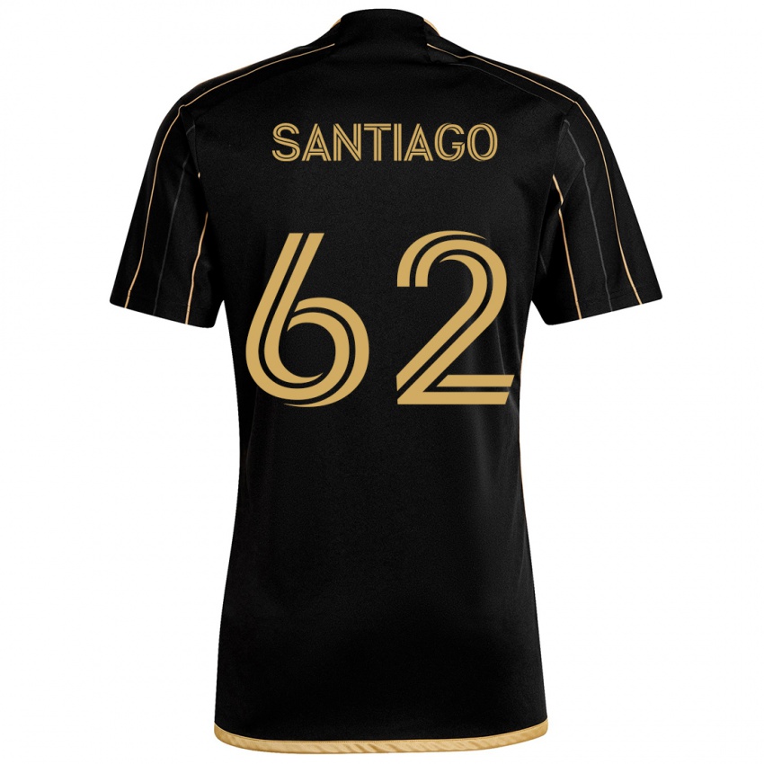 Niño Camiseta Joshua Santiago #62 Oro Negro 1ª Equipación 2024/25 La Camisa Perú