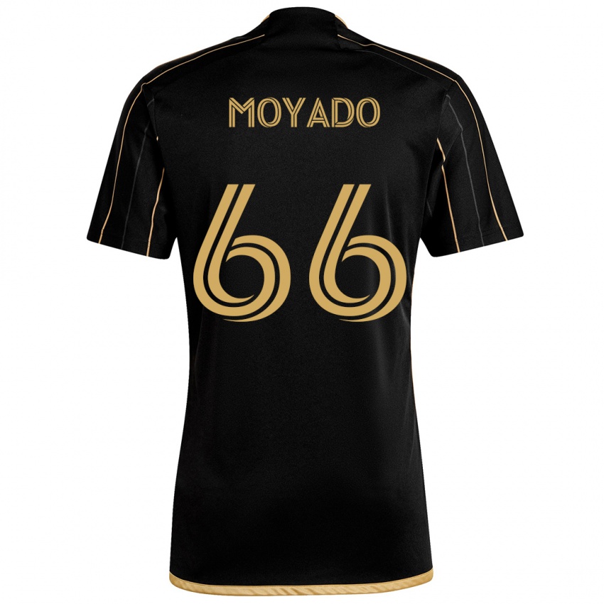 Niño Camiseta Bryan Moyado #66 Oro Negro 1ª Equipación 2024/25 La Camisa Perú