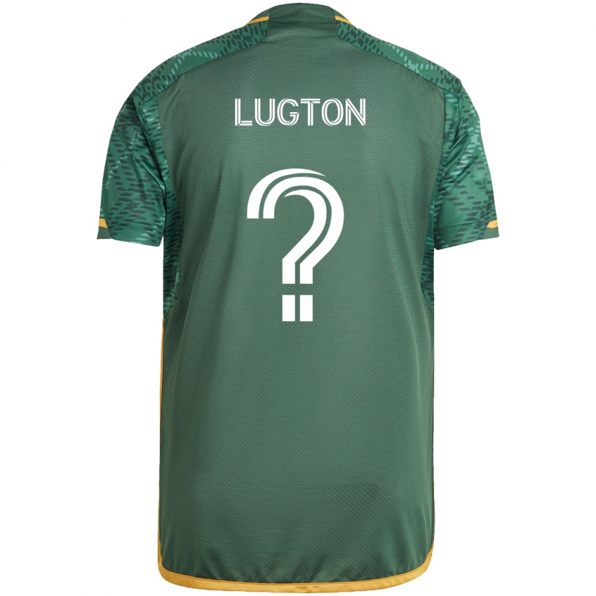 Niño Camiseta Callum Lugton #0 Verde Naranja 1ª Equipación 2024/25 La Camisa Perú