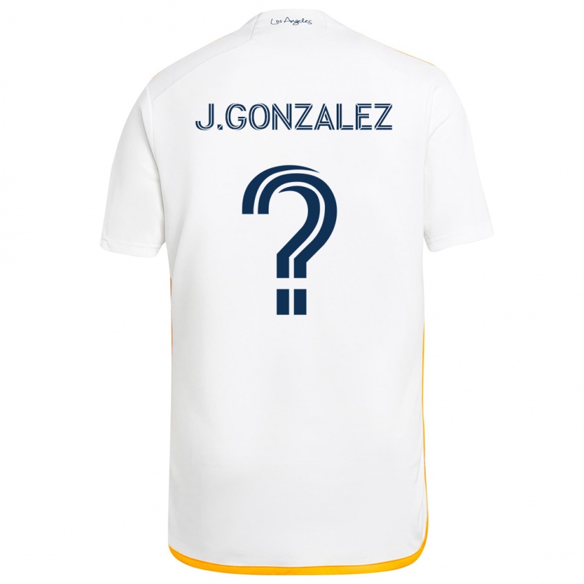 Niño Camiseta Jesse Gonzalez #0 Blanco Amarillo 1ª Equipación 2024/25 La Camisa Perú