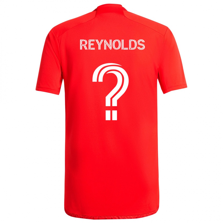 Niño Camiseta Justin Reynolds #0 Rojo Blanco 1ª Equipación 2024/25 La Camisa Perú