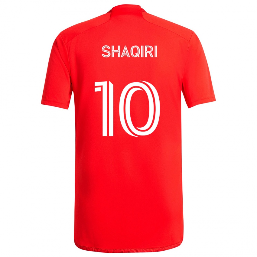 Niño Camiseta Xherdan Shaqiri #10 Rojo Blanco 1ª Equipación 2024/25 La Camisa Perú