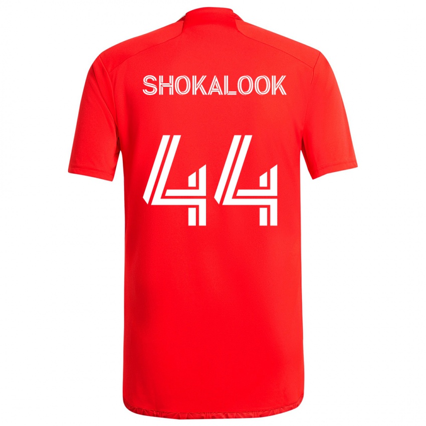 Niño Camiseta Jason Shokalook #44 Rojo Blanco 1ª Equipación 2024/25 La Camisa Perú