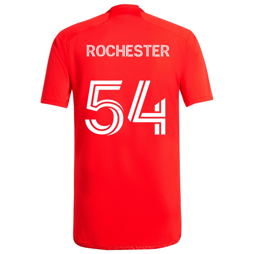 Niño Camiseta Lamonth Rochester #54 Rojo Blanco 1ª Equipación 2024/25 La Camisa Perú