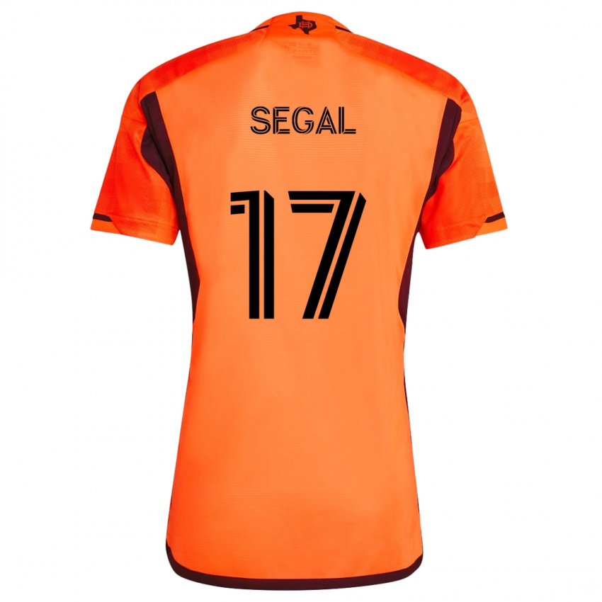 Niño Camiseta Gabriel Segal #17 Naranja Negro 1ª Equipación 2024/25 La Camisa Perú