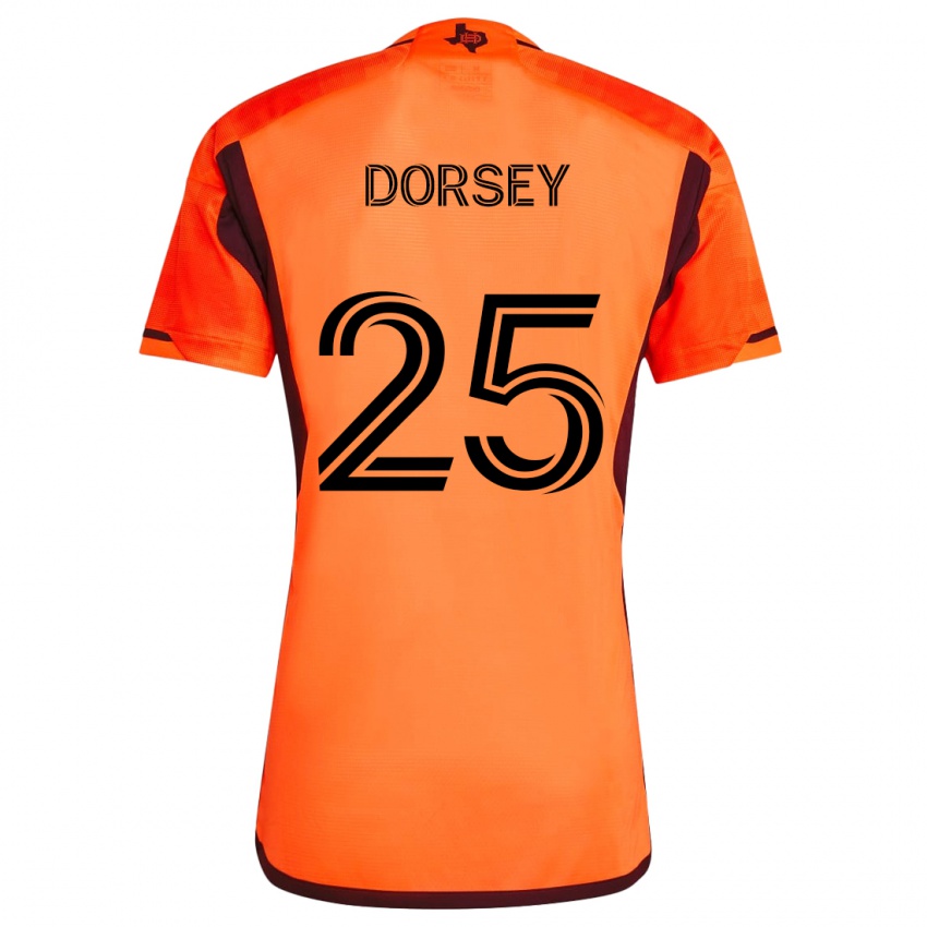 Niño Camiseta Griffin Dorsey #25 Naranja Negro 1ª Equipación 2024/25 La Camisa Perú