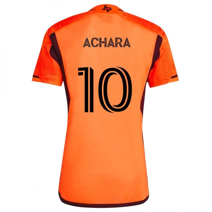 Niño Camiseta Ifunanyachi Achara #10 Naranja Negro 1ª Equipación 2024/25 La Camisa Perú