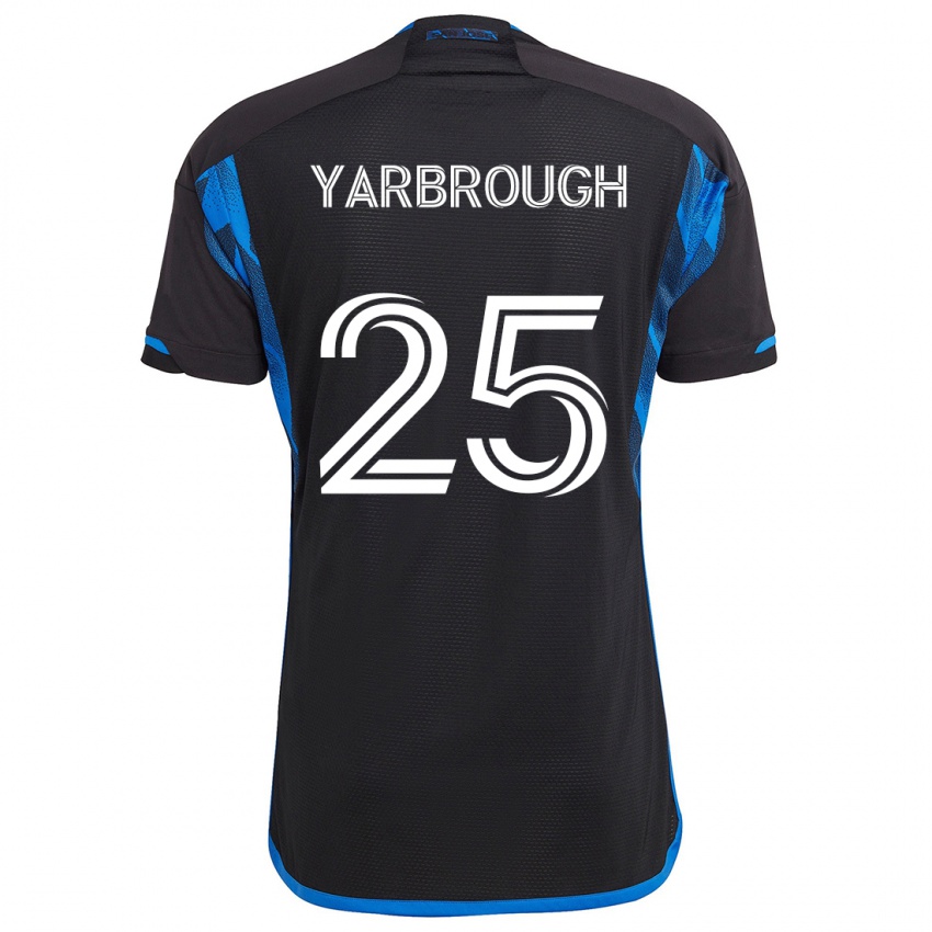 Niño Camiseta William Yarbrough #25 Azul Negro 1ª Equipación 2024/25 La Camisa Perú