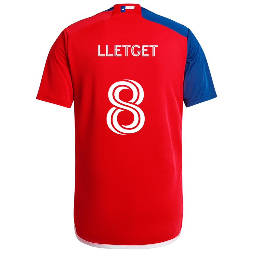 Niño Camiseta Sebastian Lletget #8 Azul Rojo 1ª Equipación 2024/25 La Camisa Perú