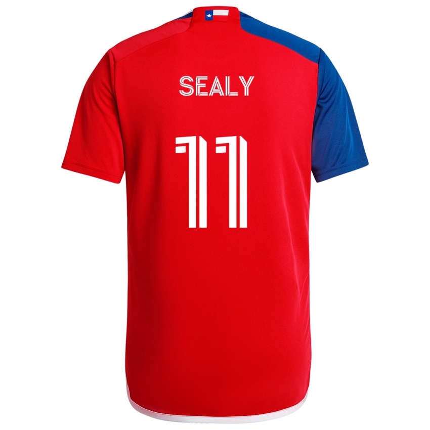 Niño Camiseta Dante Sealy #11 Azul Rojo 1ª Equipación 2024/25 La Camisa Perú