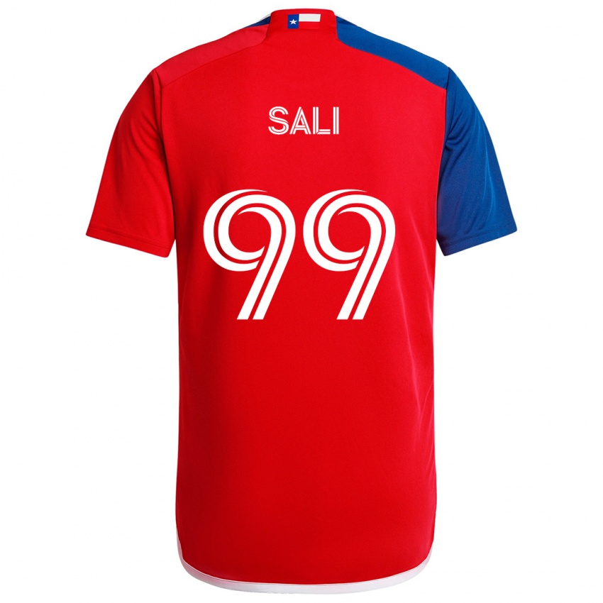 Niño Camiseta Enes Sali #99 Azul Rojo 1ª Equipación 2024/25 La Camisa Perú