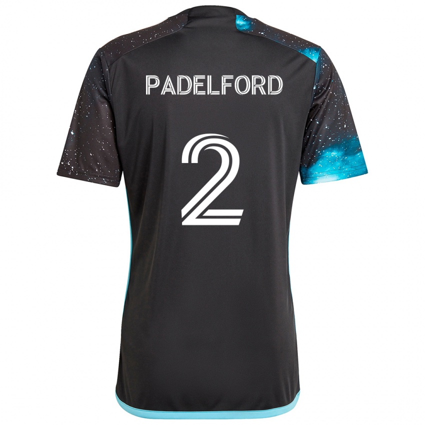 Niño Camiseta Devin Padelford #2 Azul Negro 1ª Equipación 2024/25 La Camisa Perú